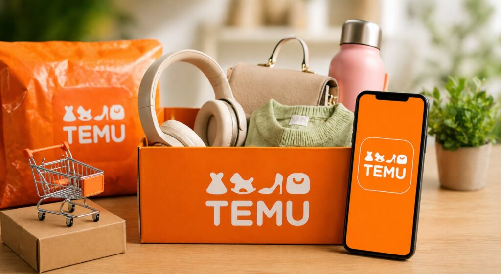 USE O APP PARA GANHAR PRODUTOS DA TEMU