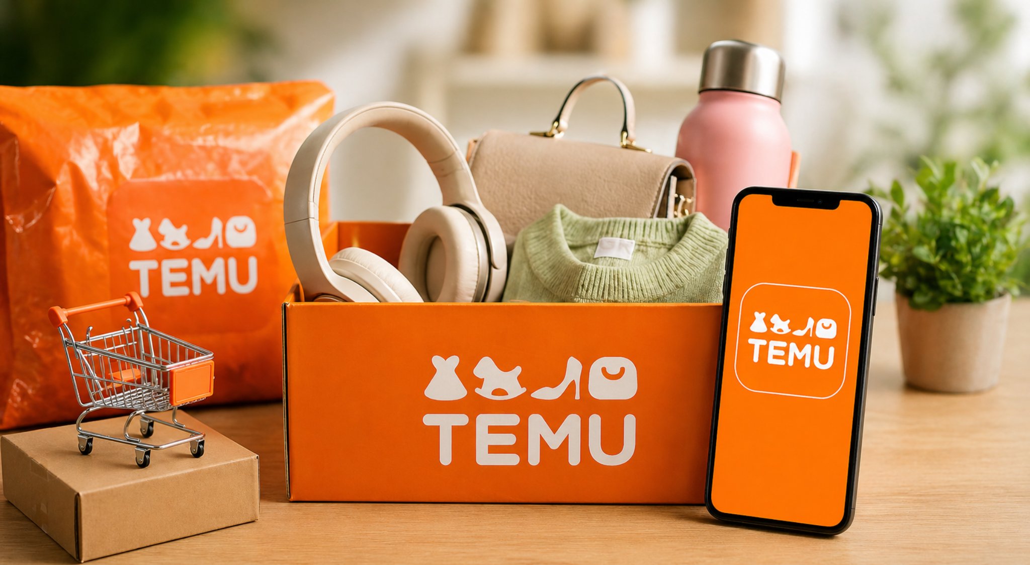 USE O APP PARA GANHAR PRODUTOS DA TEMU